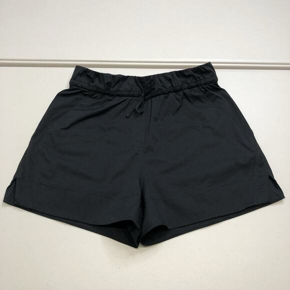 lululemon athletica Pants - Lululemon Women’s Cinchable Shorts Small Waist High Rise Woven Black LW7CPGS